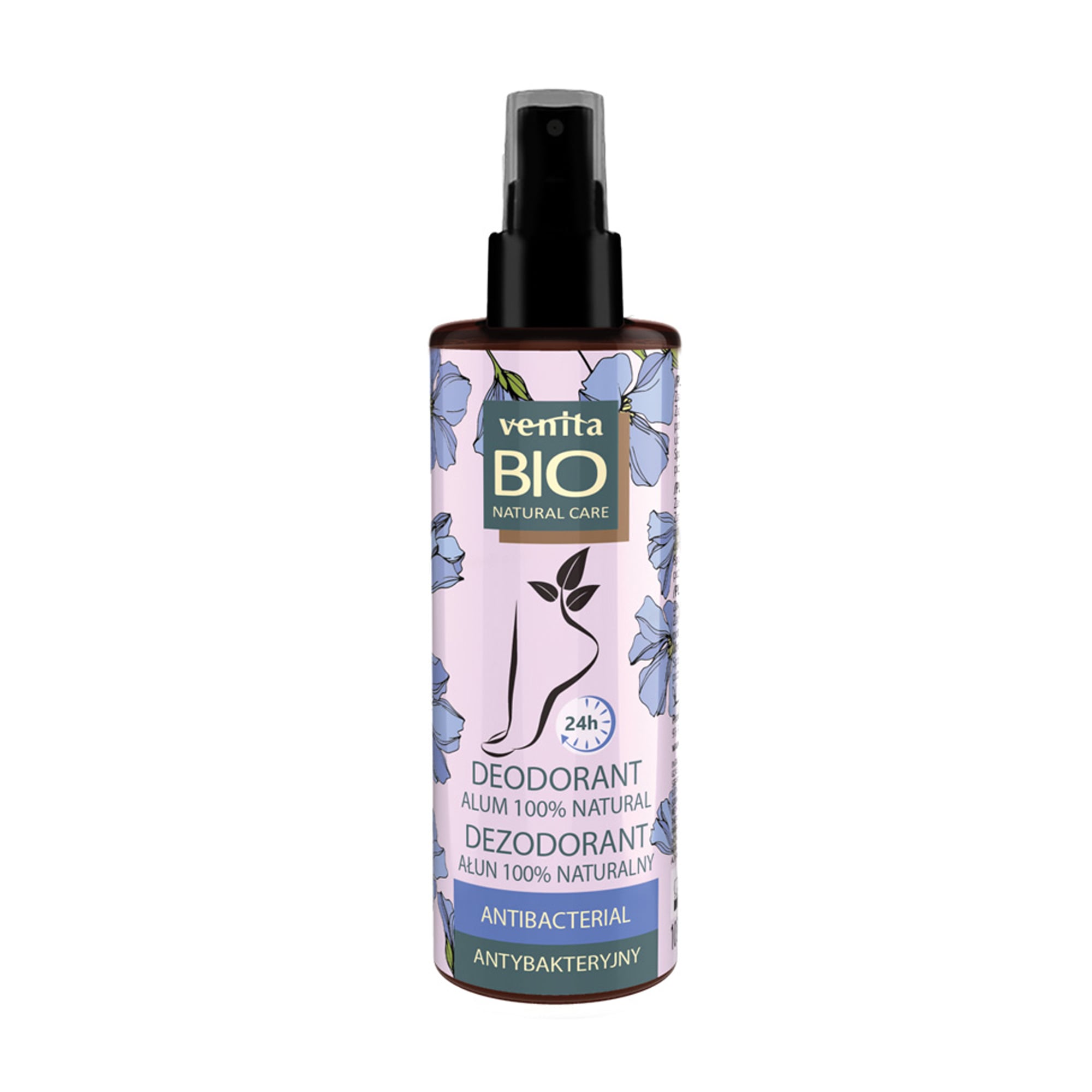 Дезодорант для ніг Venita Bio Natural Care Deodorant Антибактеріальний, 100 г